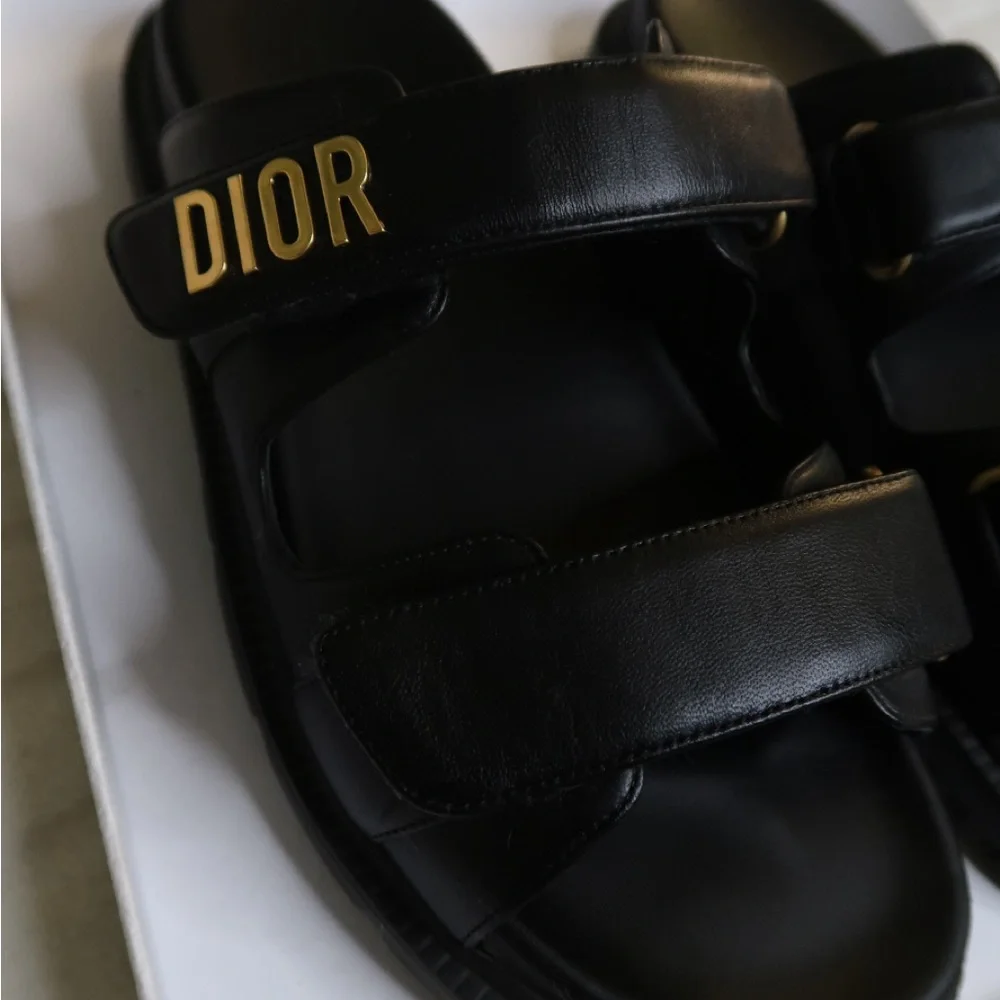 DIORact Slide Lambskin Black - Picture 4 of 15